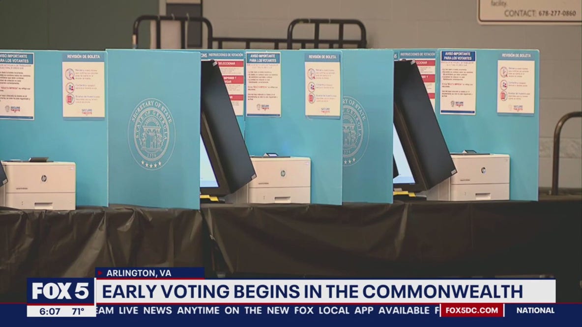 Early voting begins in Virginia